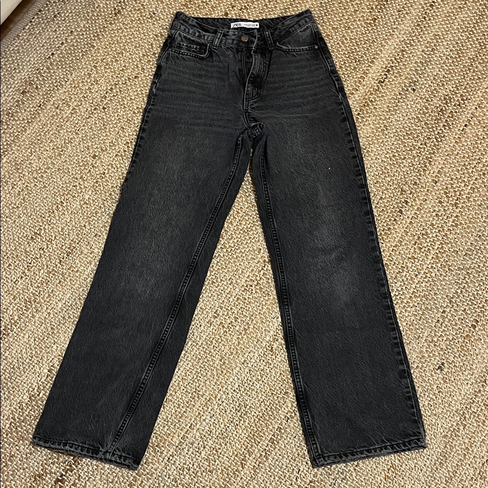 Zara Charcoal Denim Pants